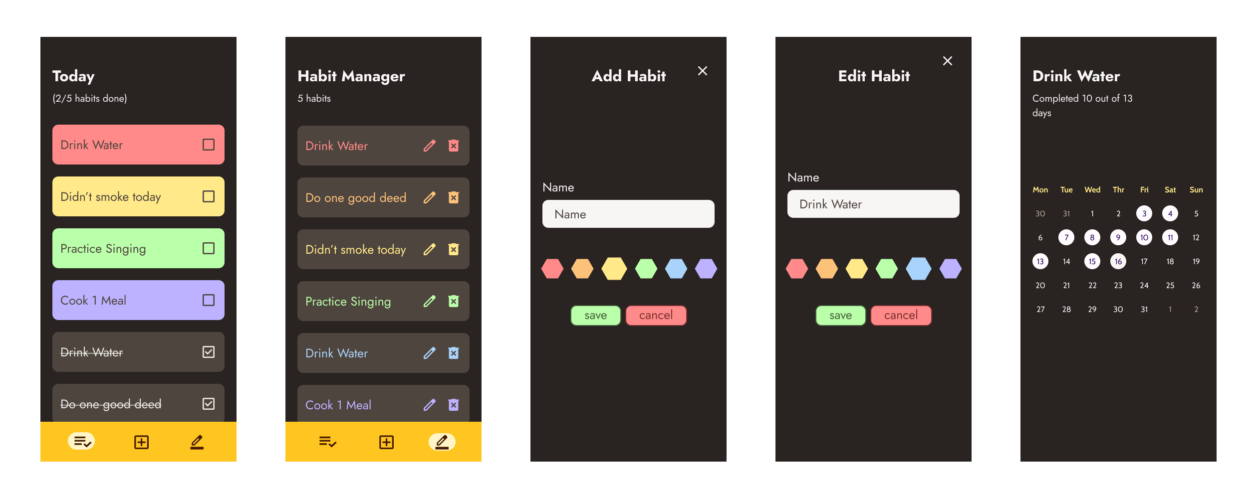 screen design